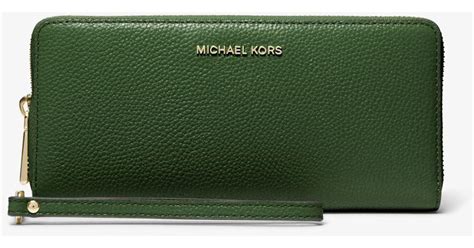 michael michael kors handgelenktasche mercer im kontinental-format aus leder|Leather Continental Wristlet .